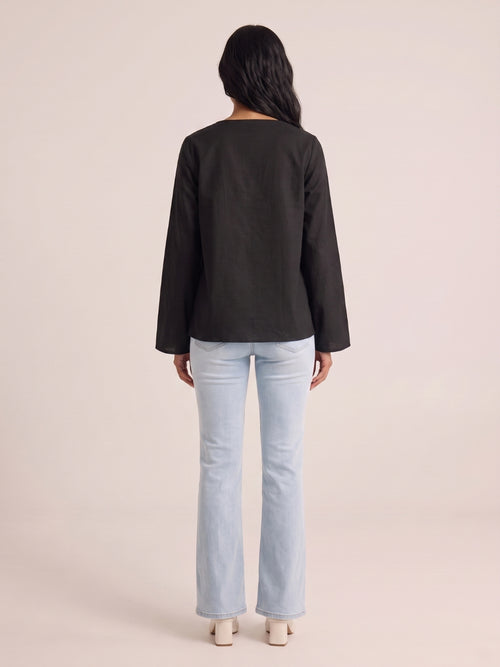 Krutika Bell Sleeved Structured Top