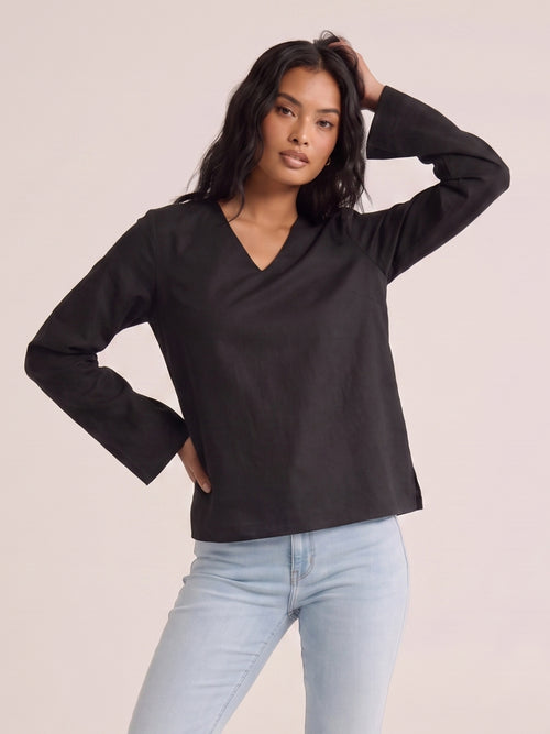 Krutika Bell Sleeved Structured Top