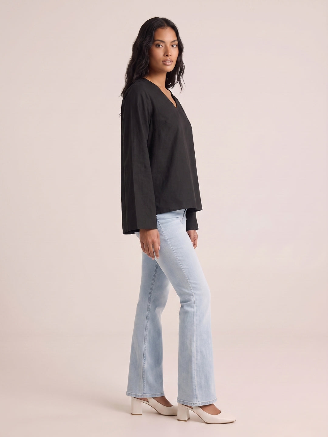 Krutika Bell Sleeved Structured Top