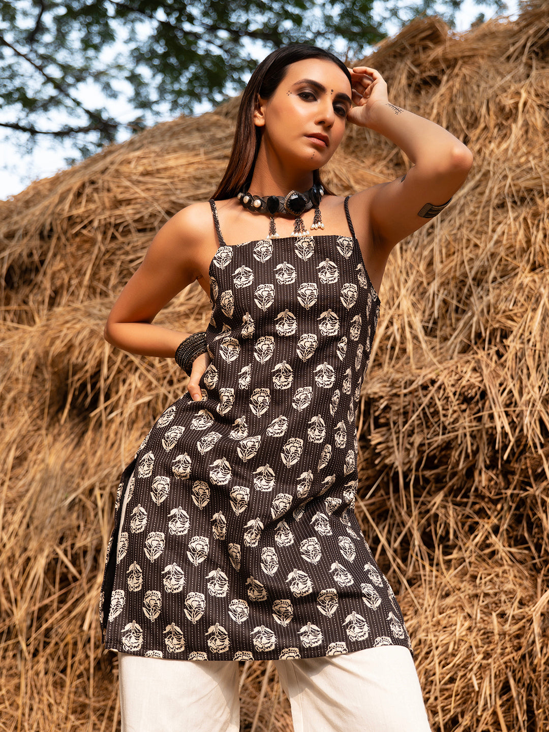 Kalika Corset Kurti Top