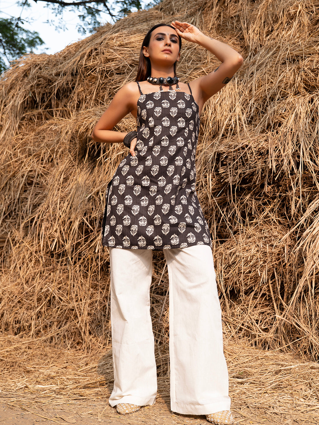 Kalika Corset Kurti Top
