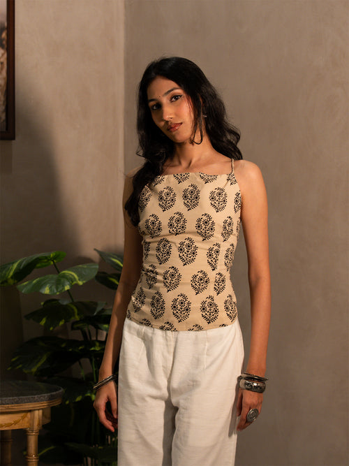 Vara Backless Structured Top