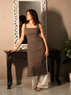 Hina Deep Back Long Kurti