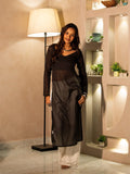 Chhat Sleeved Sheer Kurti Top