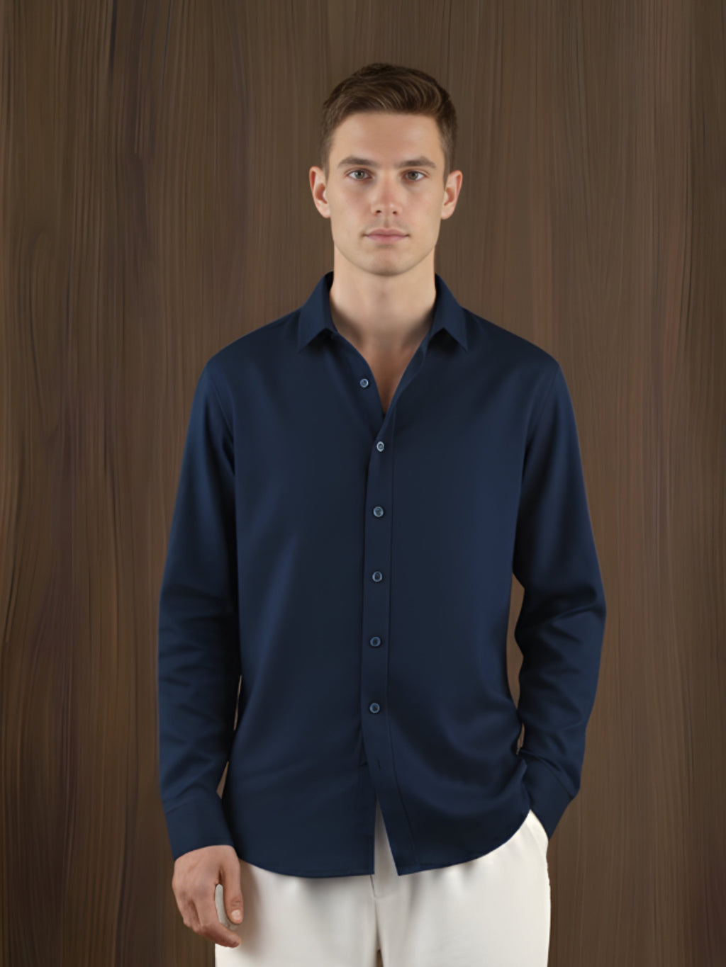 Raghav Linen Fitted Shirt