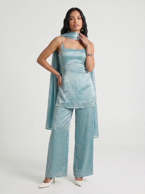 Tina Shimmer Pant & Dupatta Set