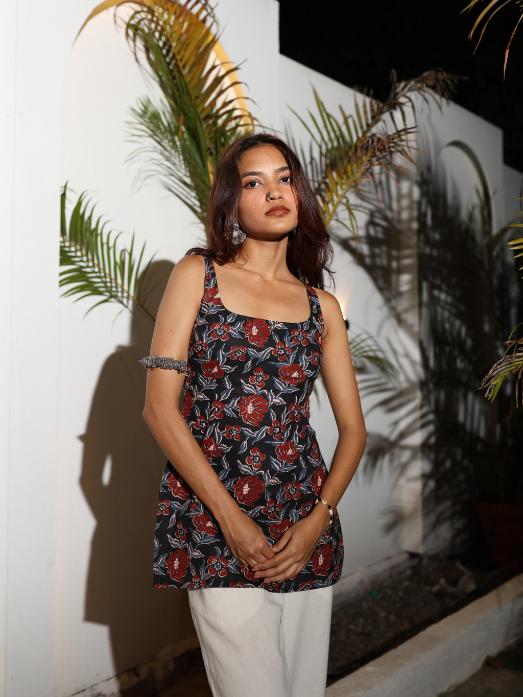 Sasha Open-Back Kurti Top