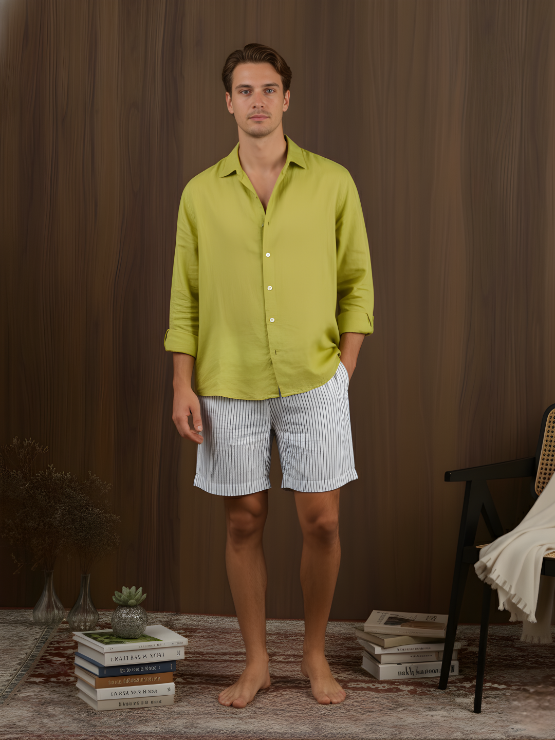 Veer Linen Fitted Shirt