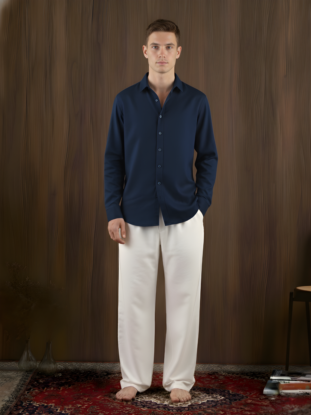 Raghav Linen Fitted Shirt