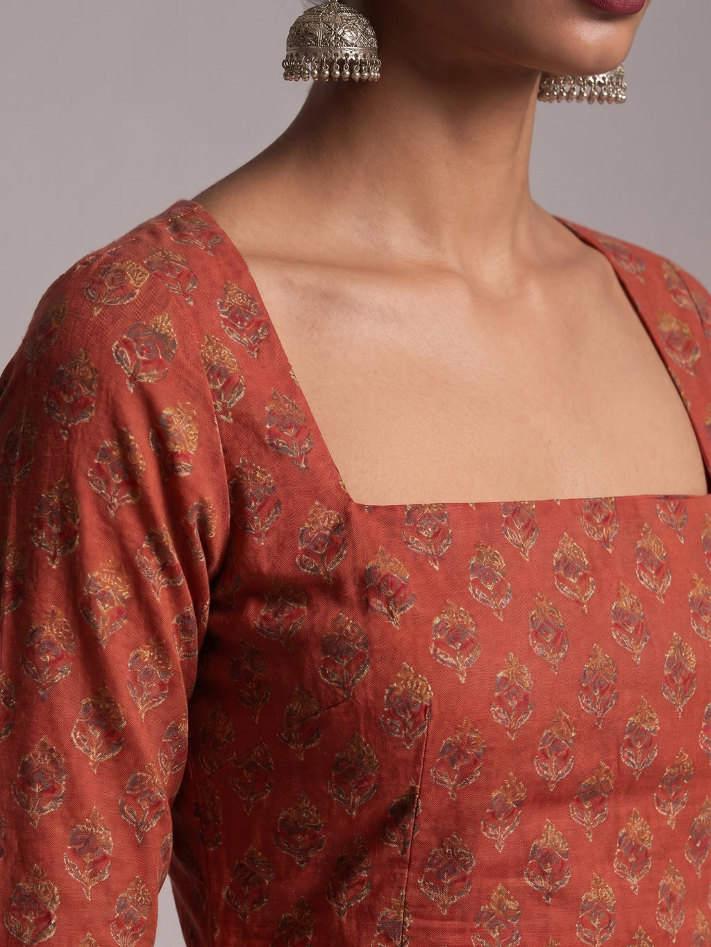 Ishara Sleeved Corset Kurti Top