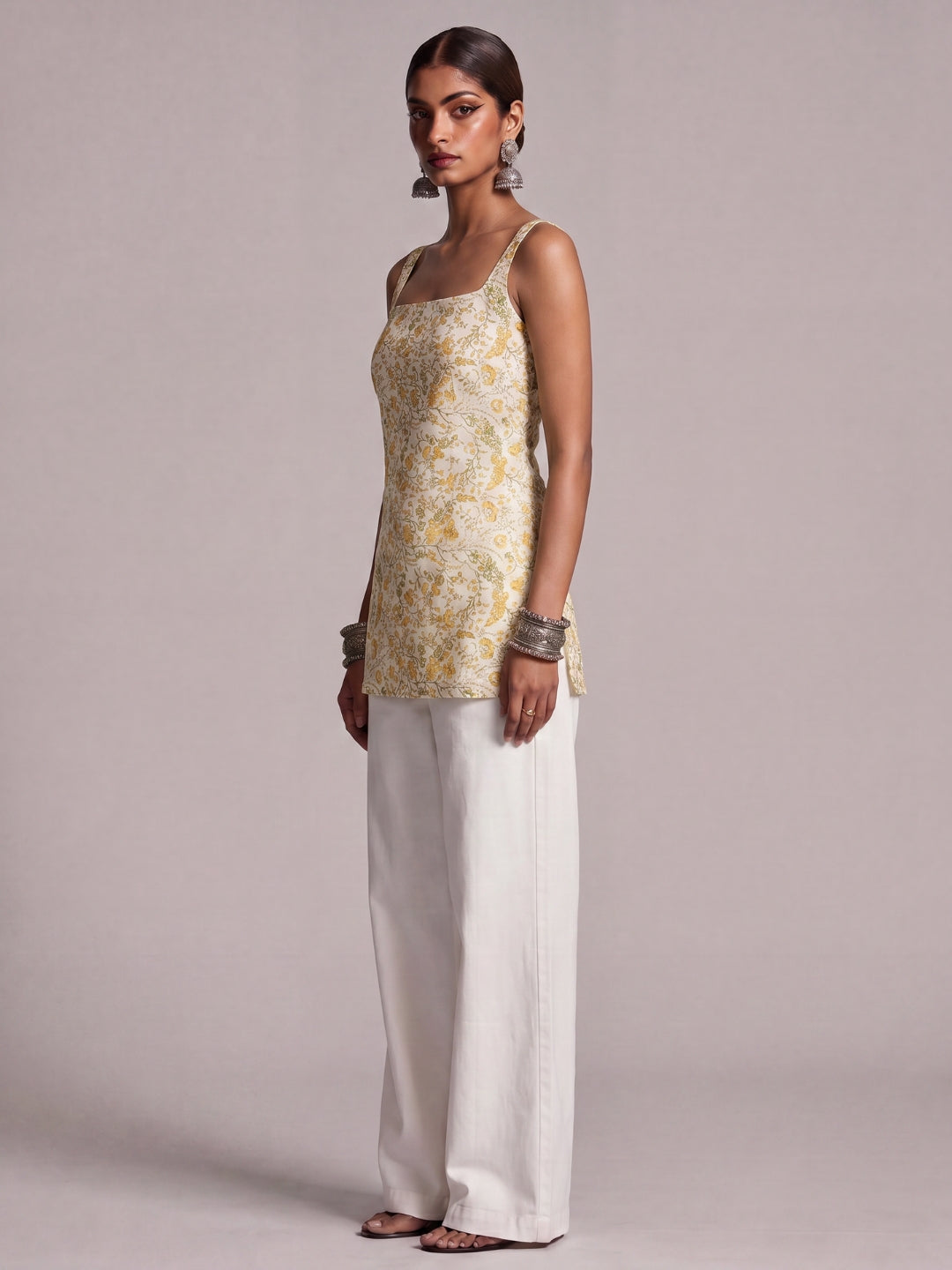 Aarohi Open-Back Kurti Top