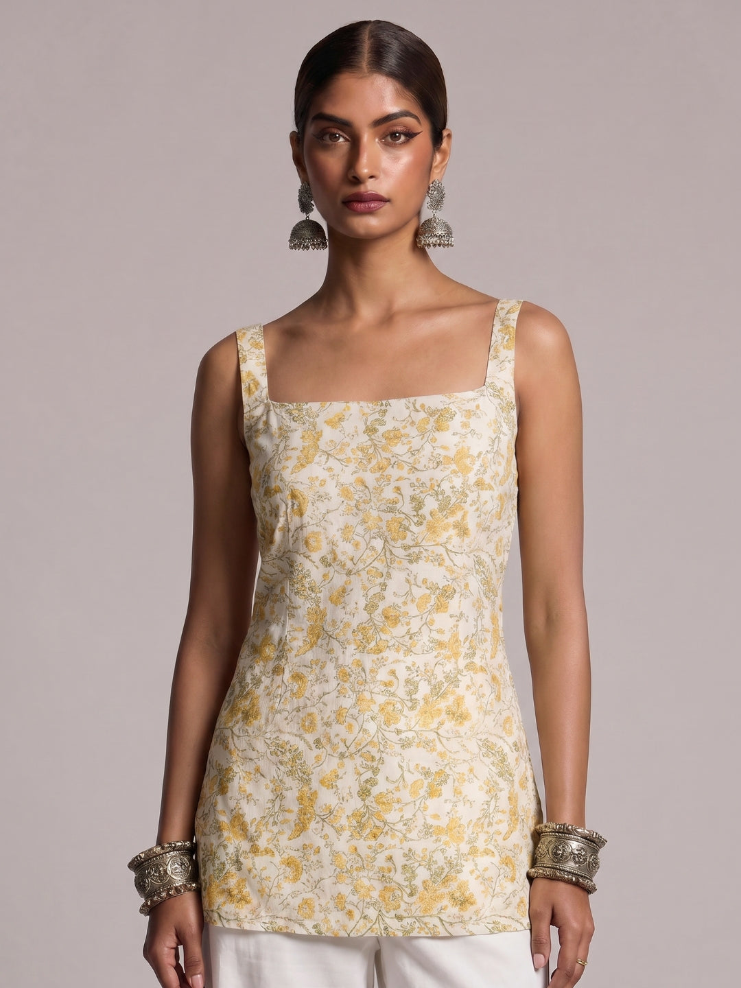 Aarohi Open-Back Kurti Top