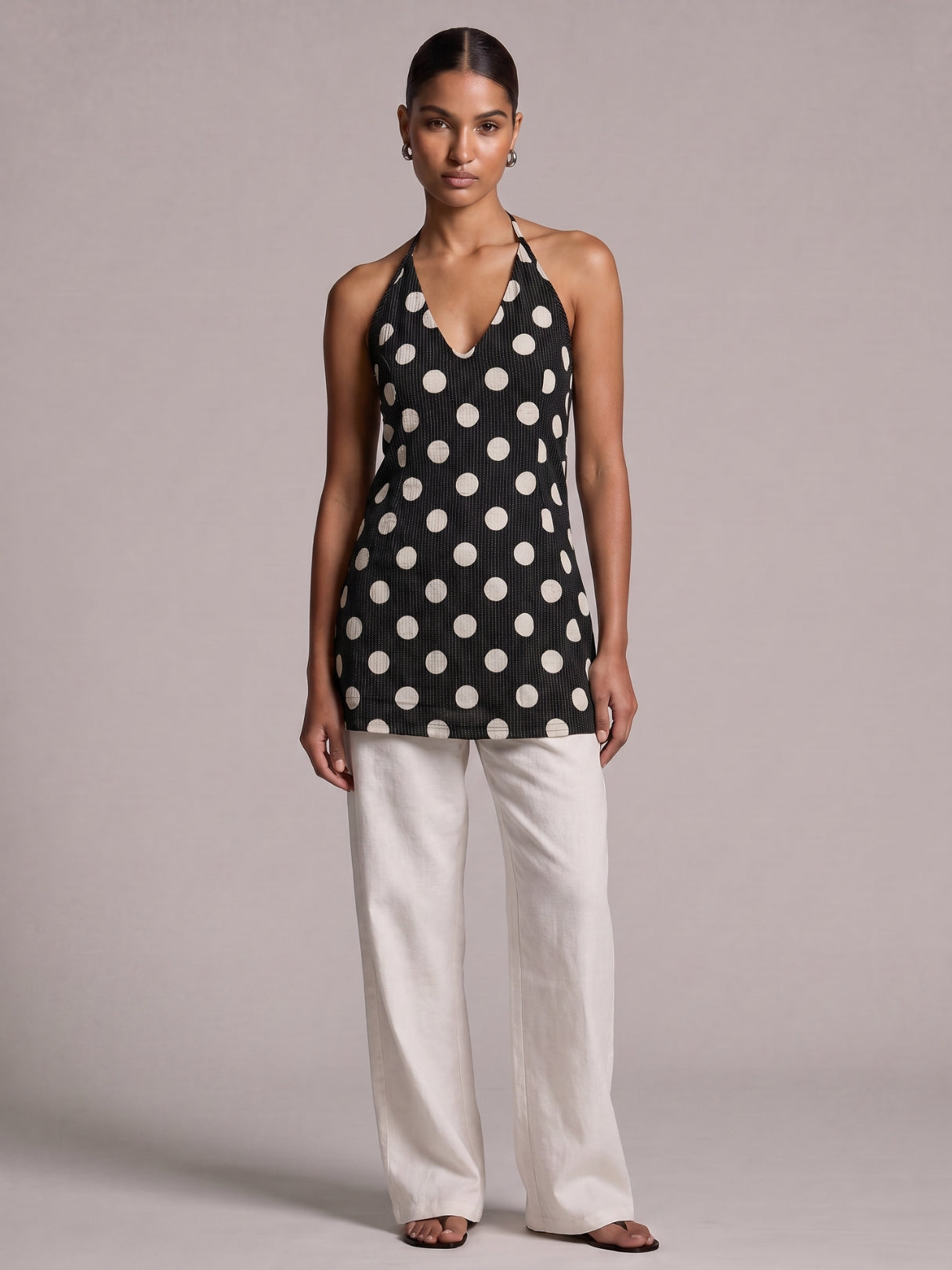 Hiya Halter Neck Corset Kurti Top