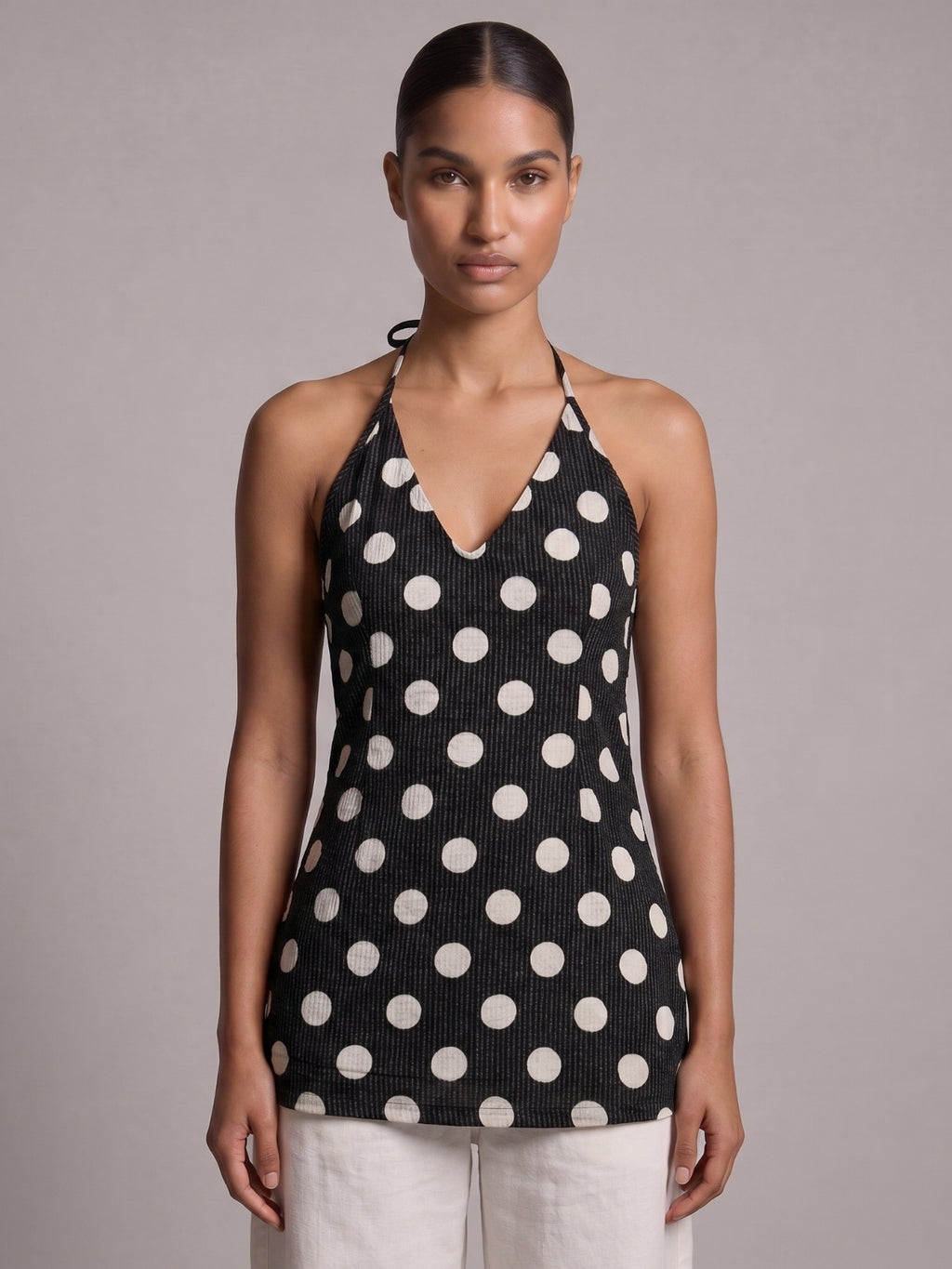 Hiya Halter Neck Corset Kurti Top