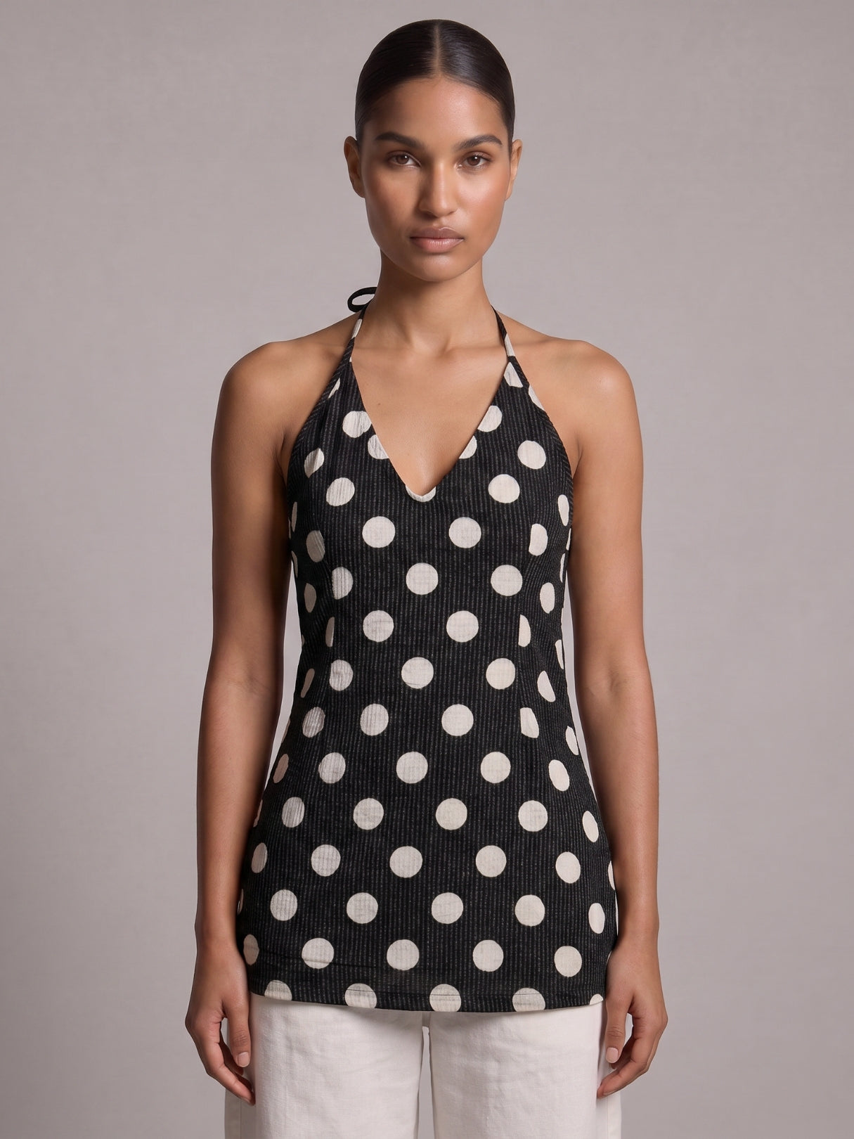 Hiya Halter Neck Corset Kurti Top