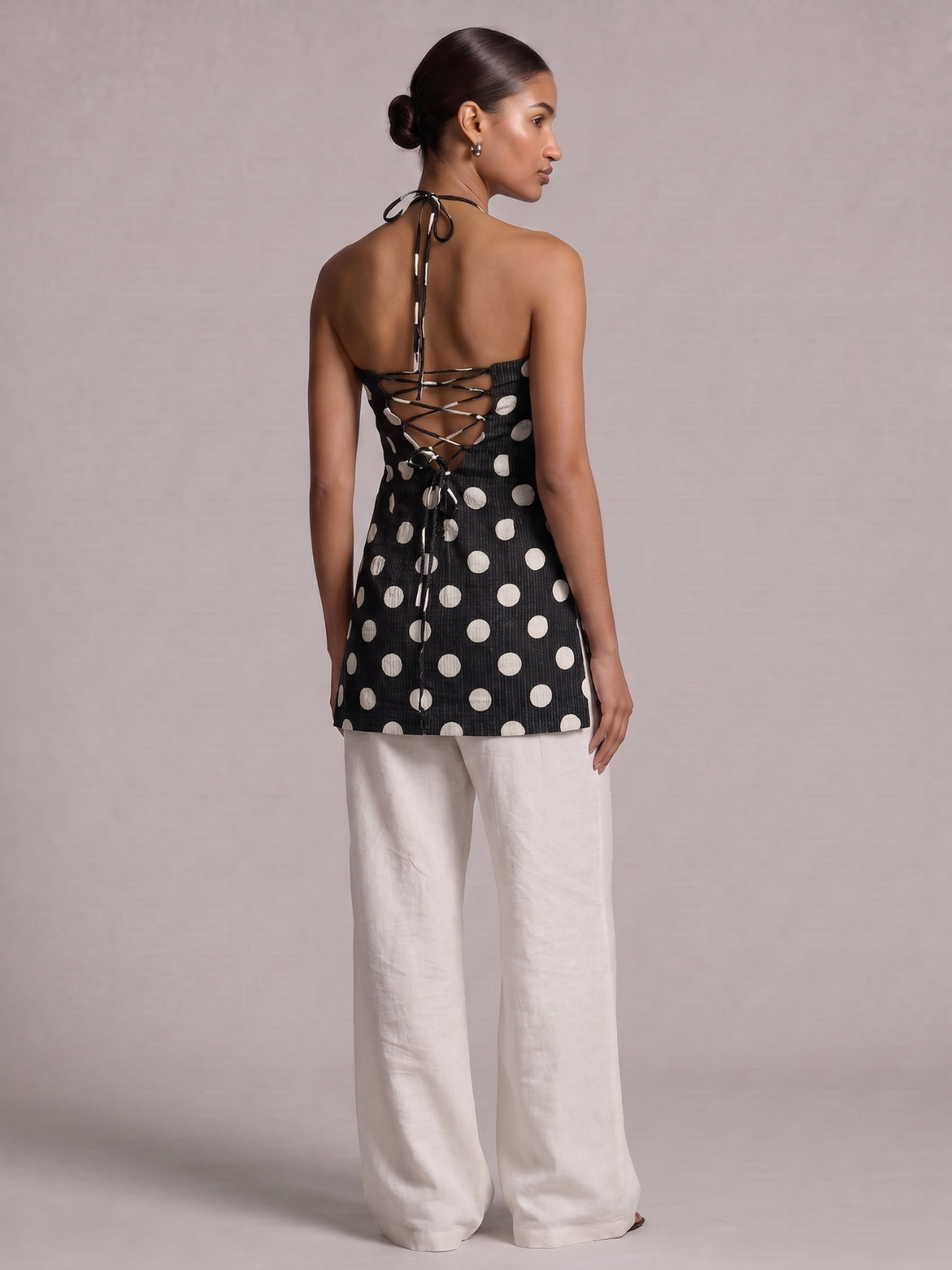 Hiya Halter Neck Corset Kurti Top