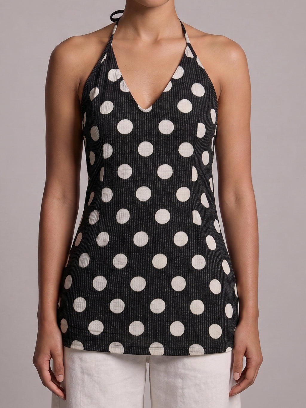 Hiya Halter Neck Corset Kurti Top