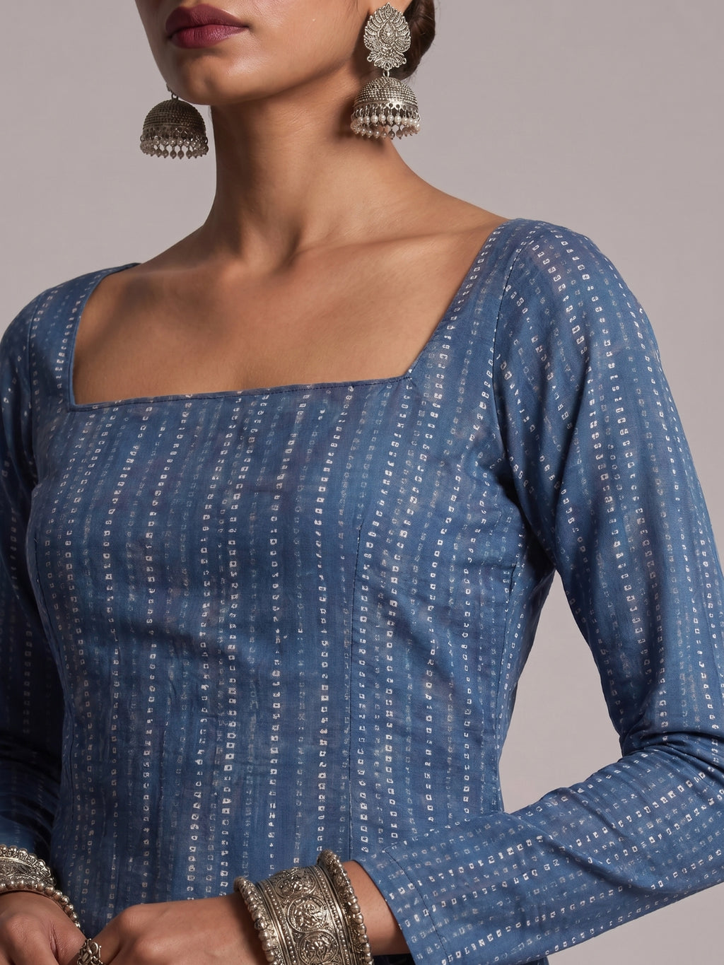 Ishita Sleeved Corset Kurti Top