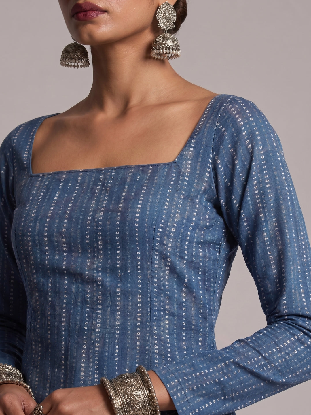 Ishita Sleeved Corset Kurti Top
