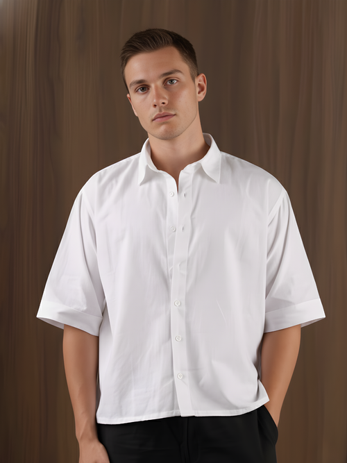 Aditya Linen Crop Shirt