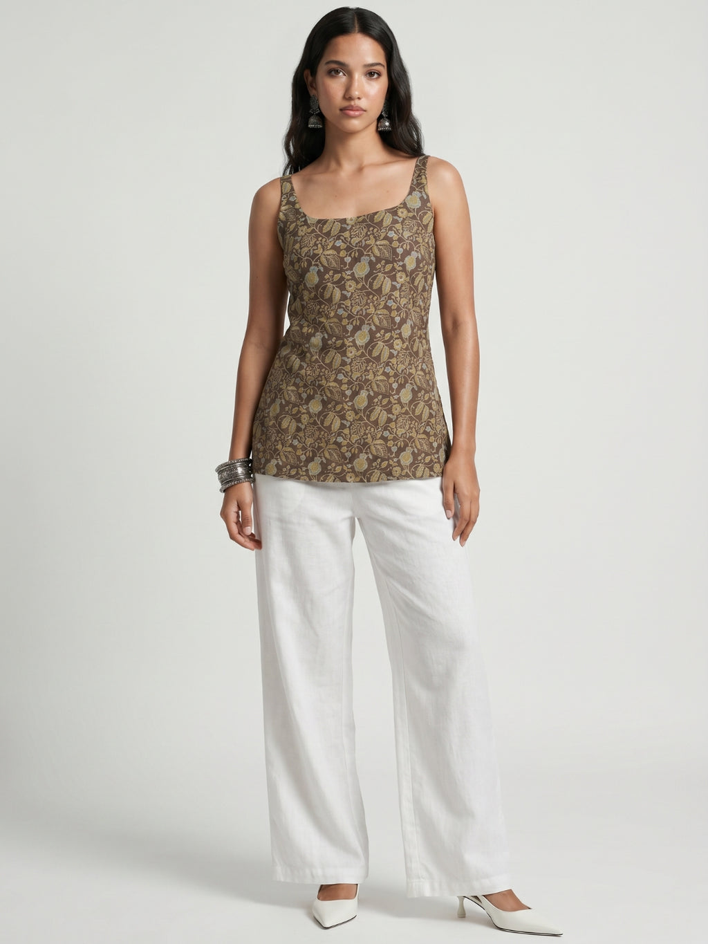 Zeel Open-Back Kurti Top
