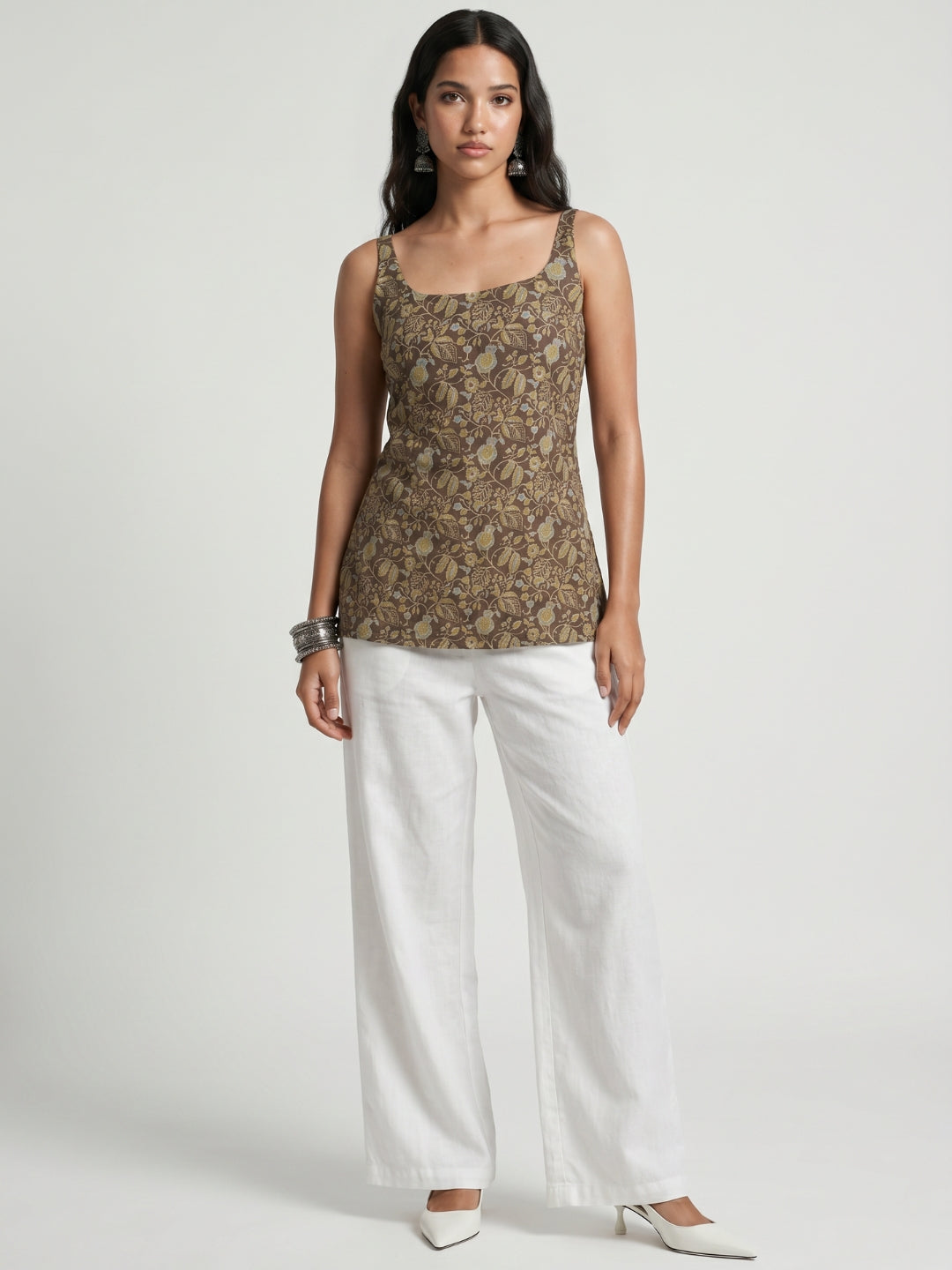 Zeel Open-Back Kurti Top