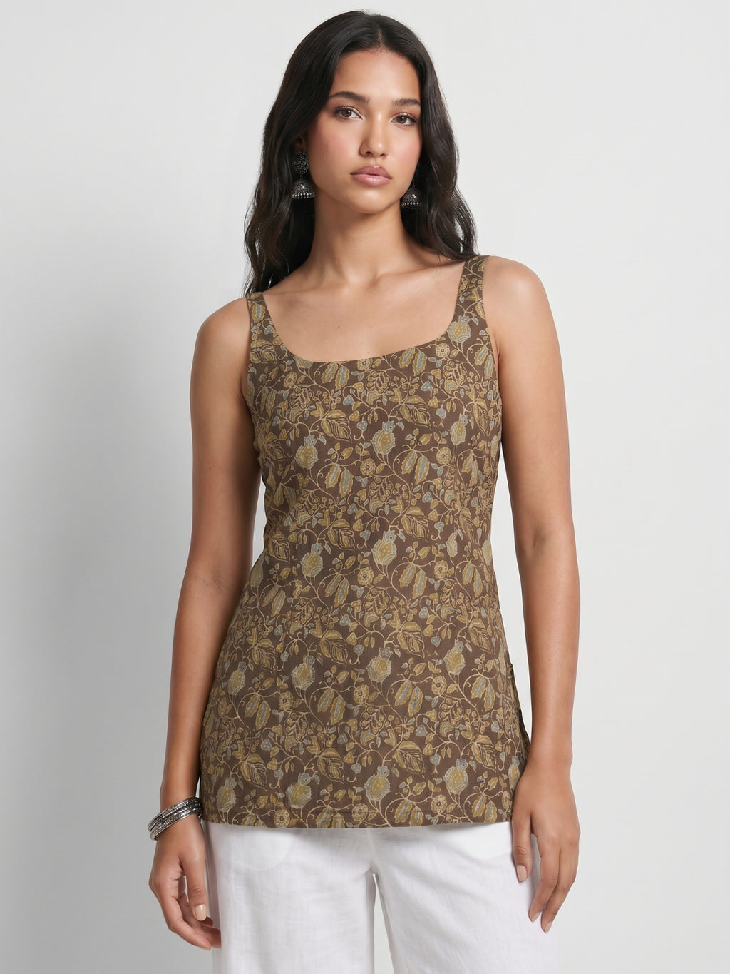Zeel Open-Back Kurti Top