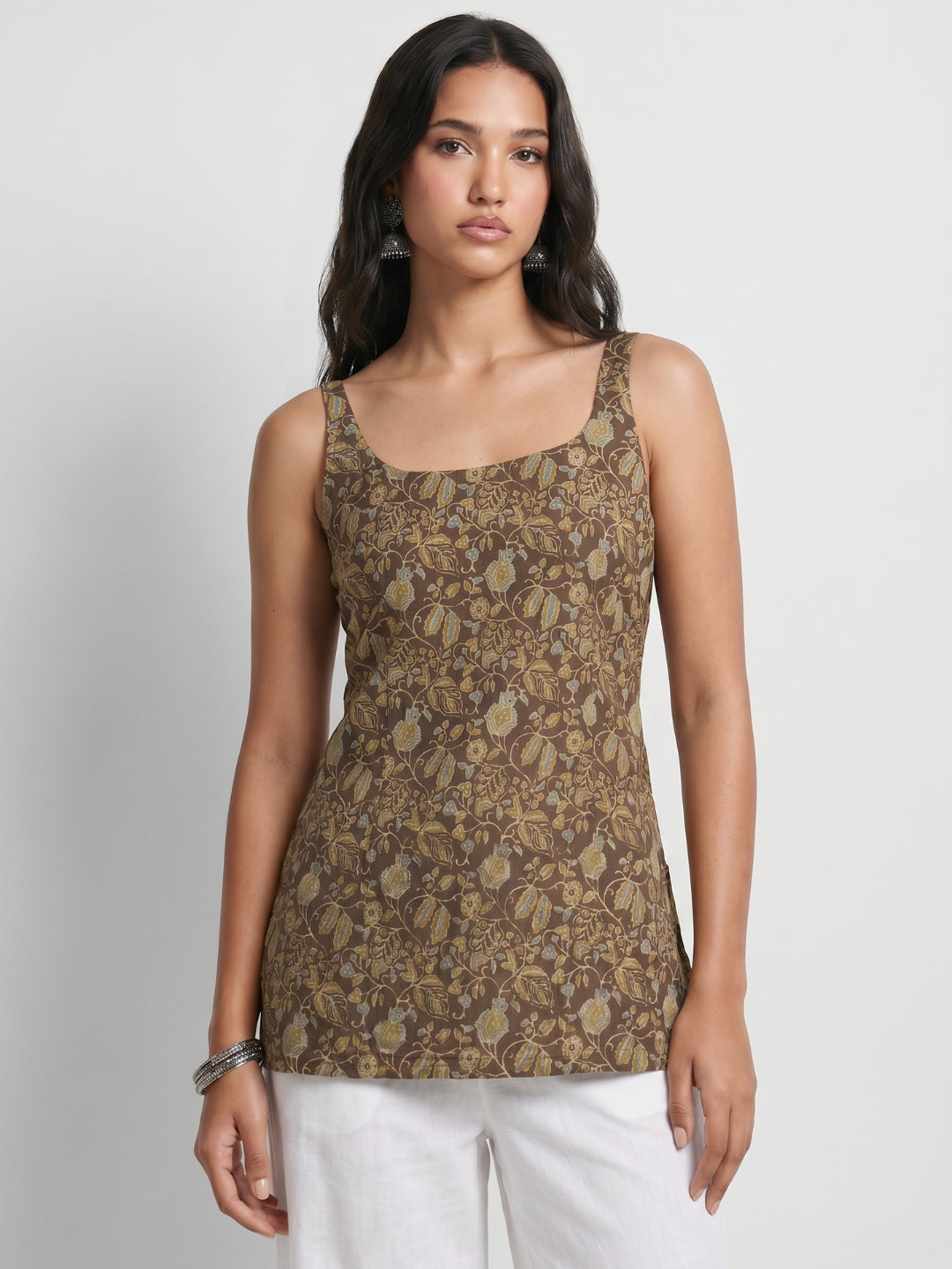 Zeel Open-Back Kurti Top