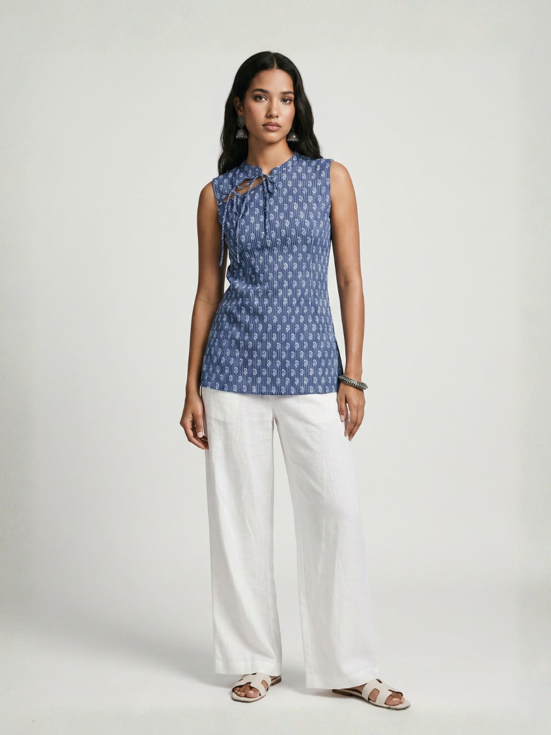 Alisha Tie-Neck Kurti