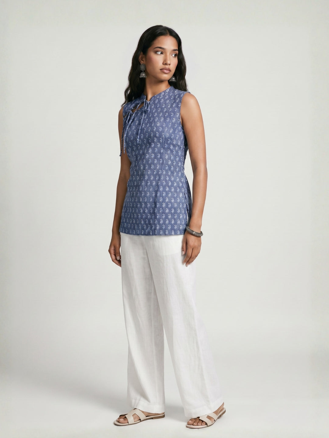 Alisha Tie-Neck Kurti