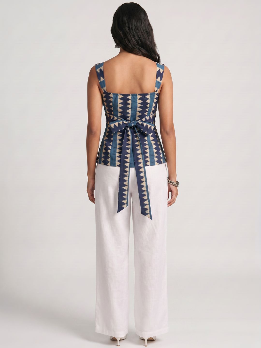 Amaya Tie Structured Top