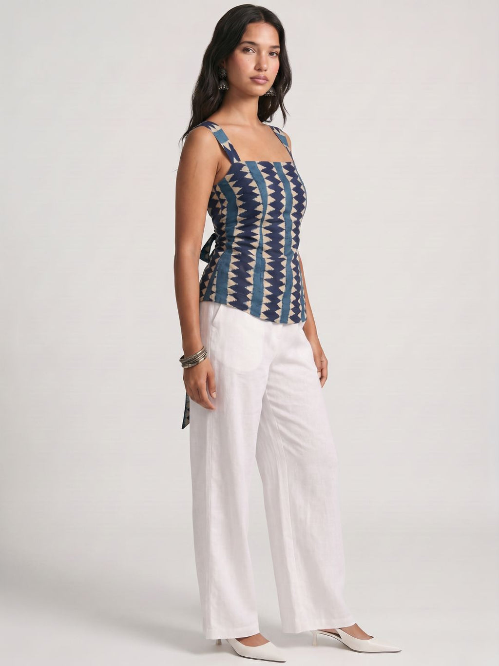 Amaya Tie Structured Top