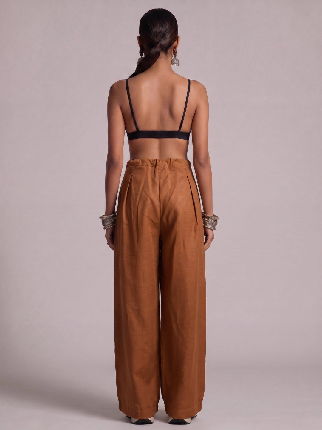 Brown Relaxed Pants