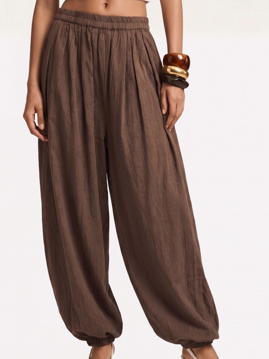 Dune Brown Balloon Pants