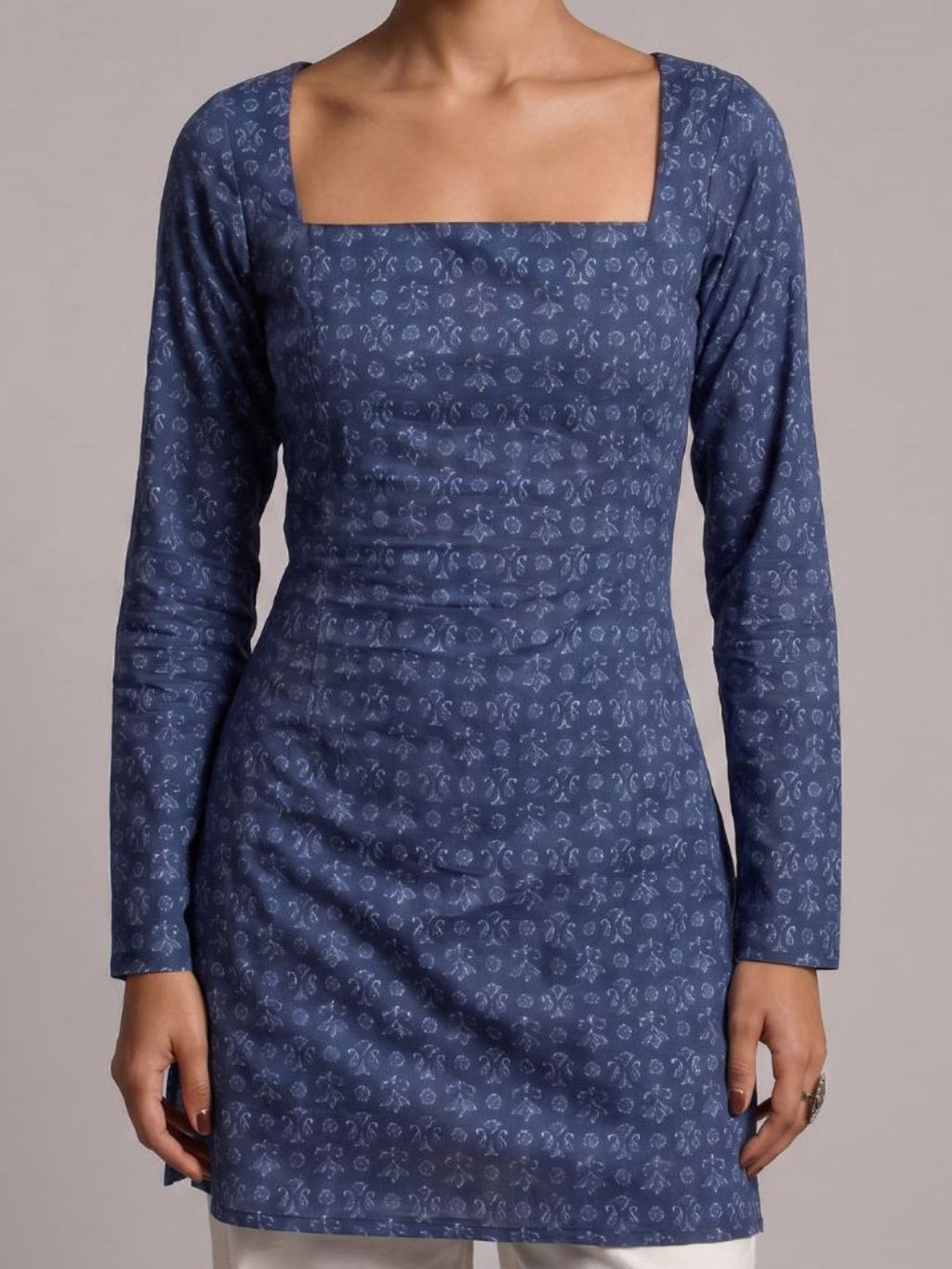 Kaira Sleeved Corset Kurti Top