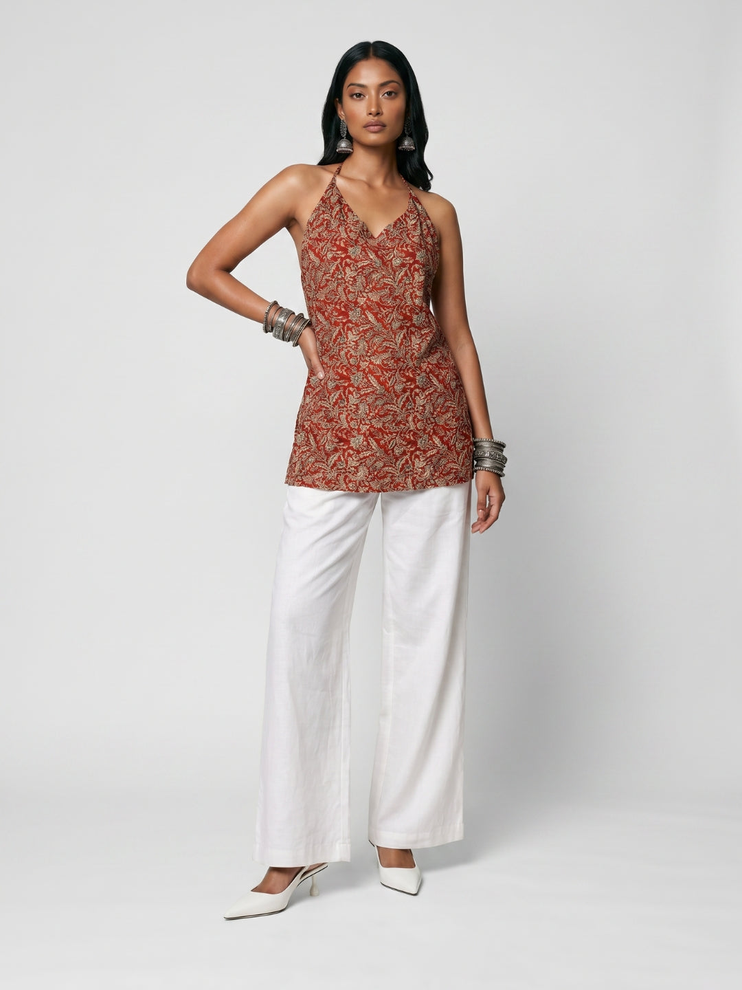 Dor Halter Kurti Top