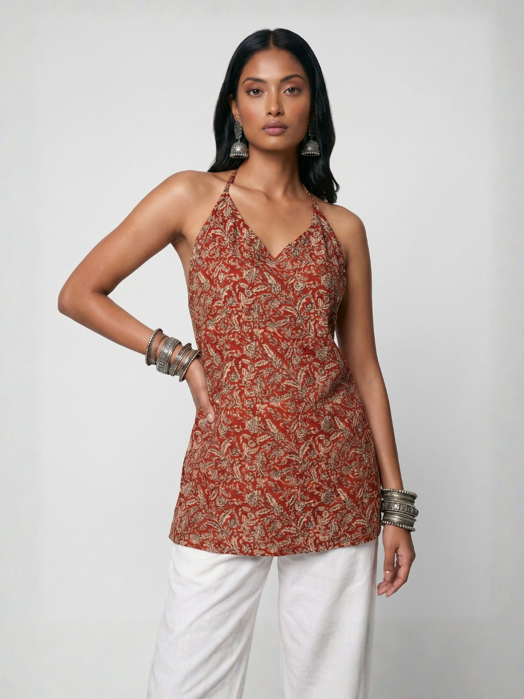 Dor Halter Kurti Top