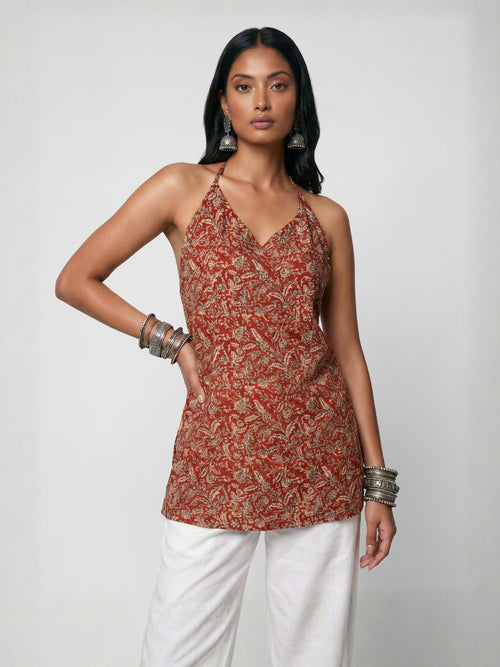 Dor Halter Kurti Top