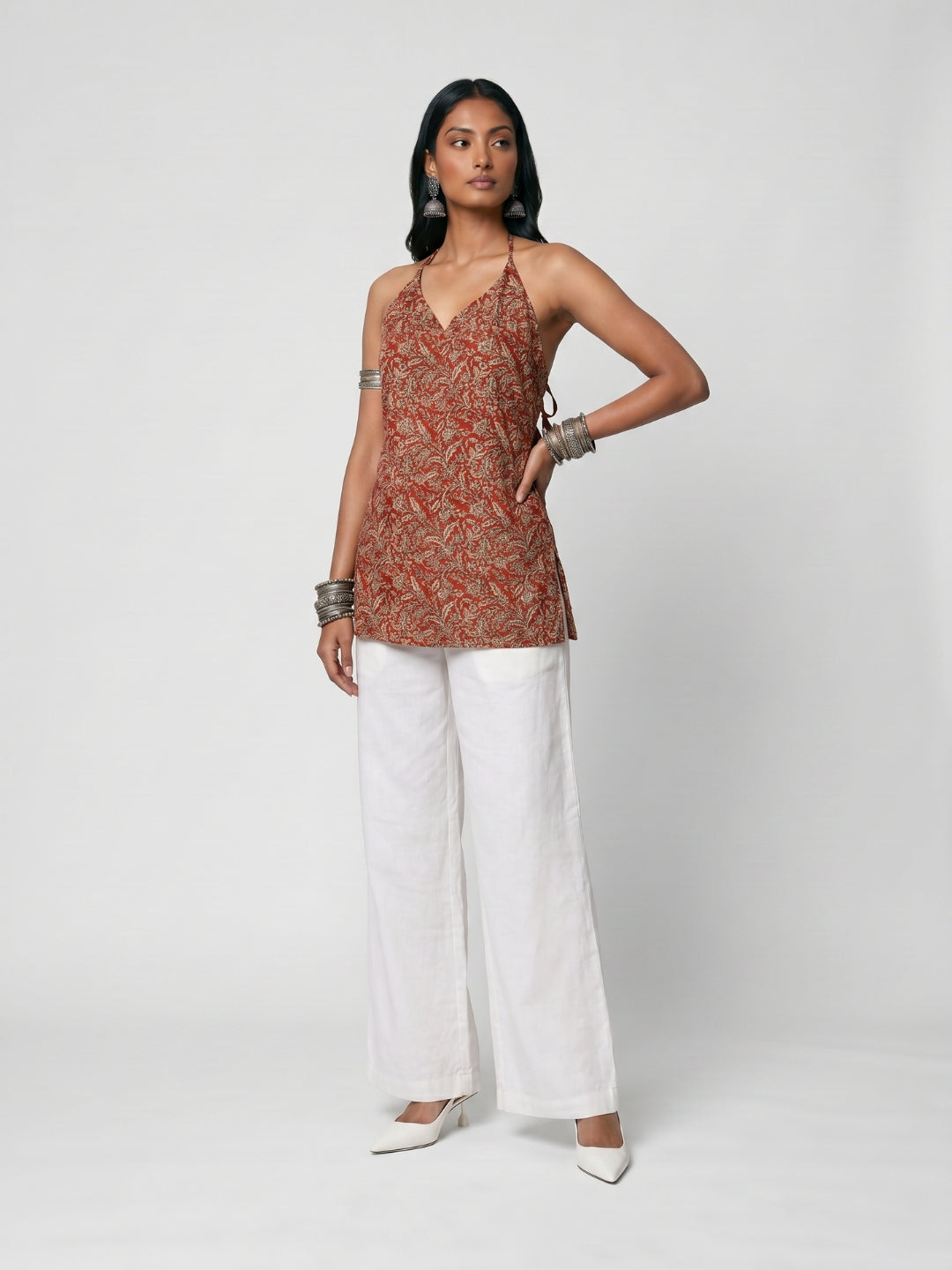 Dor Halter Kurti Top