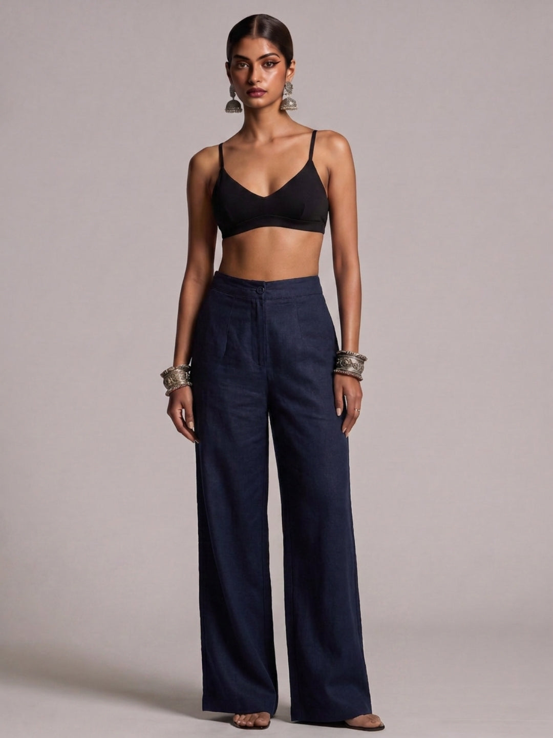 Navy Relaxed Pants