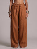 Brown Relaxed Pants
