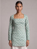 Chaya Sleeved Corset Kurti Top