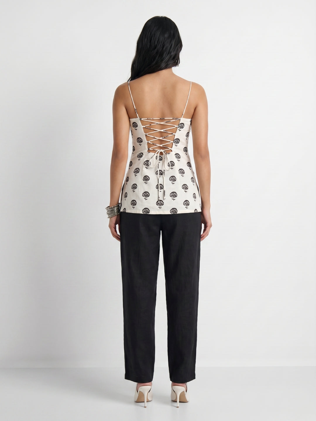 Jill Backless Corset Kurti Top