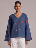 Sakshi Bell Sleeved Structured Top