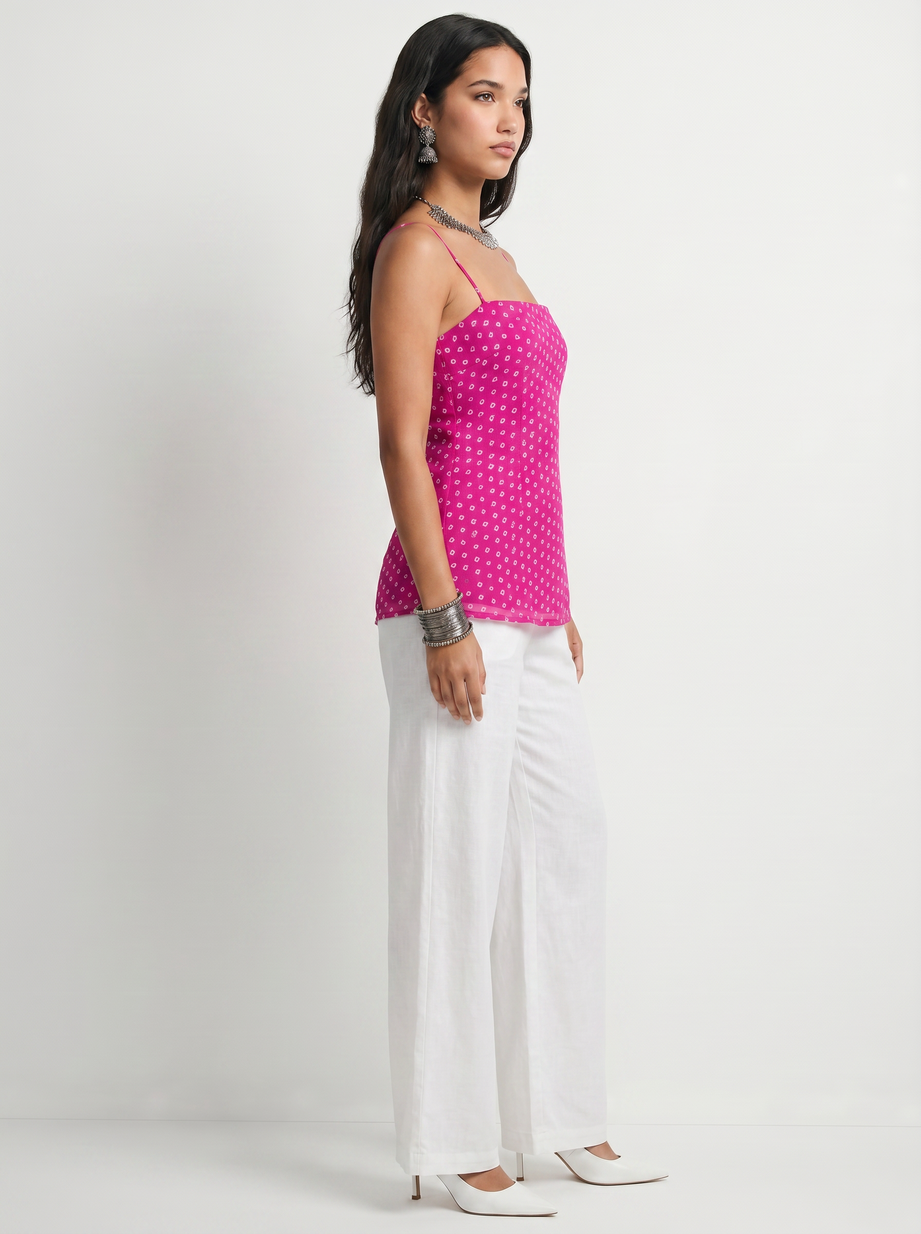 Rasika Bandhani Corset Kurti Top