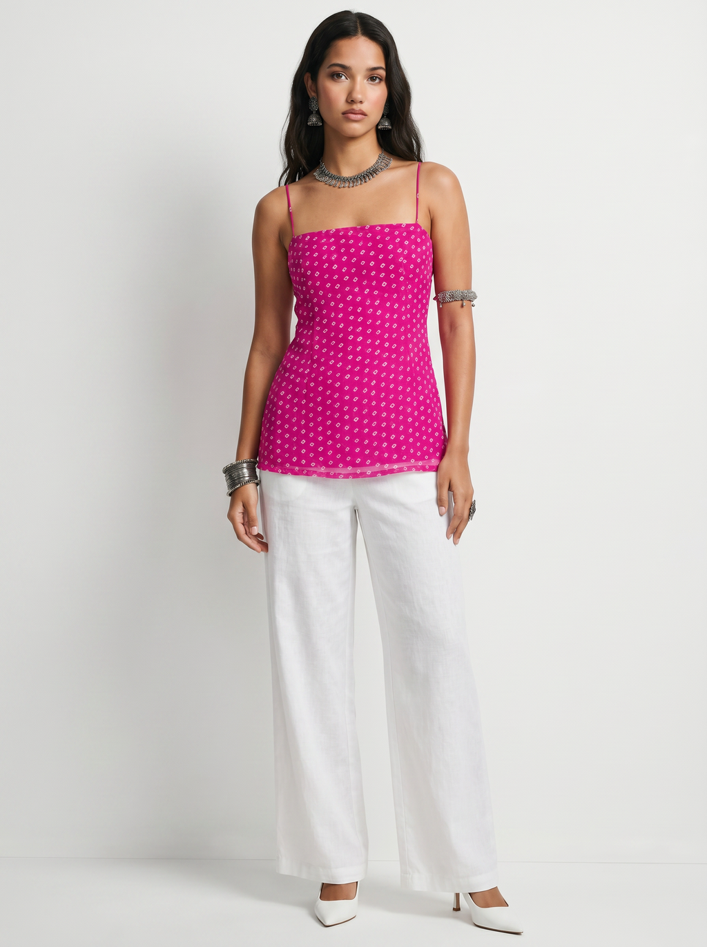 Rasika Bandhani Corset Kurti Top