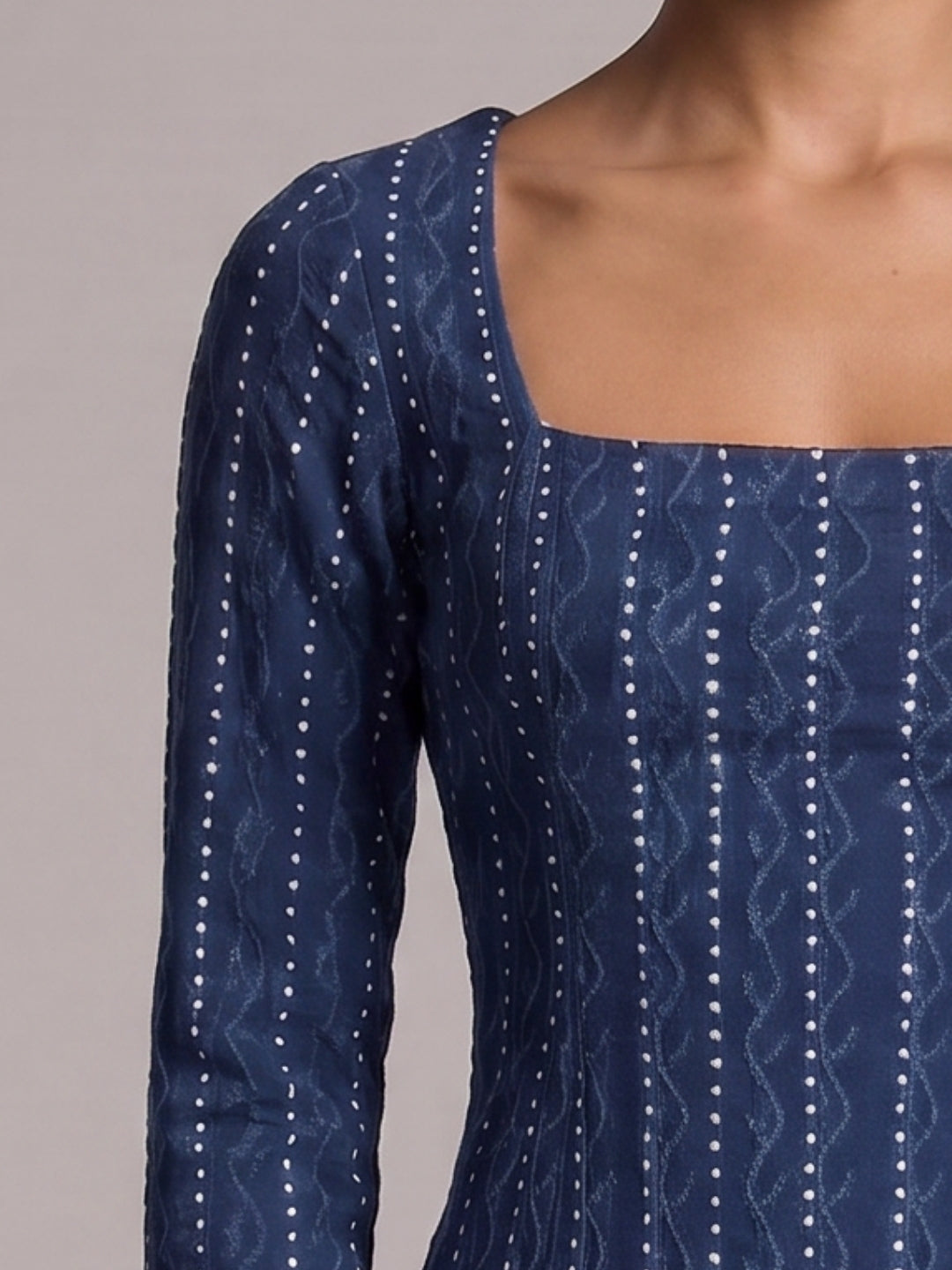 Mehek Sleeved Corset Kurti Top