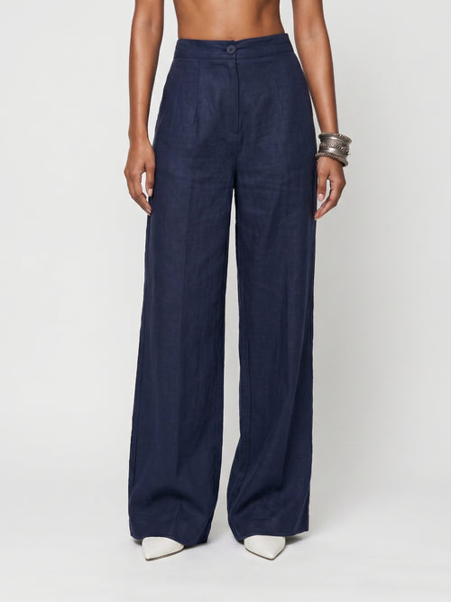 Navy Relaxed Pants