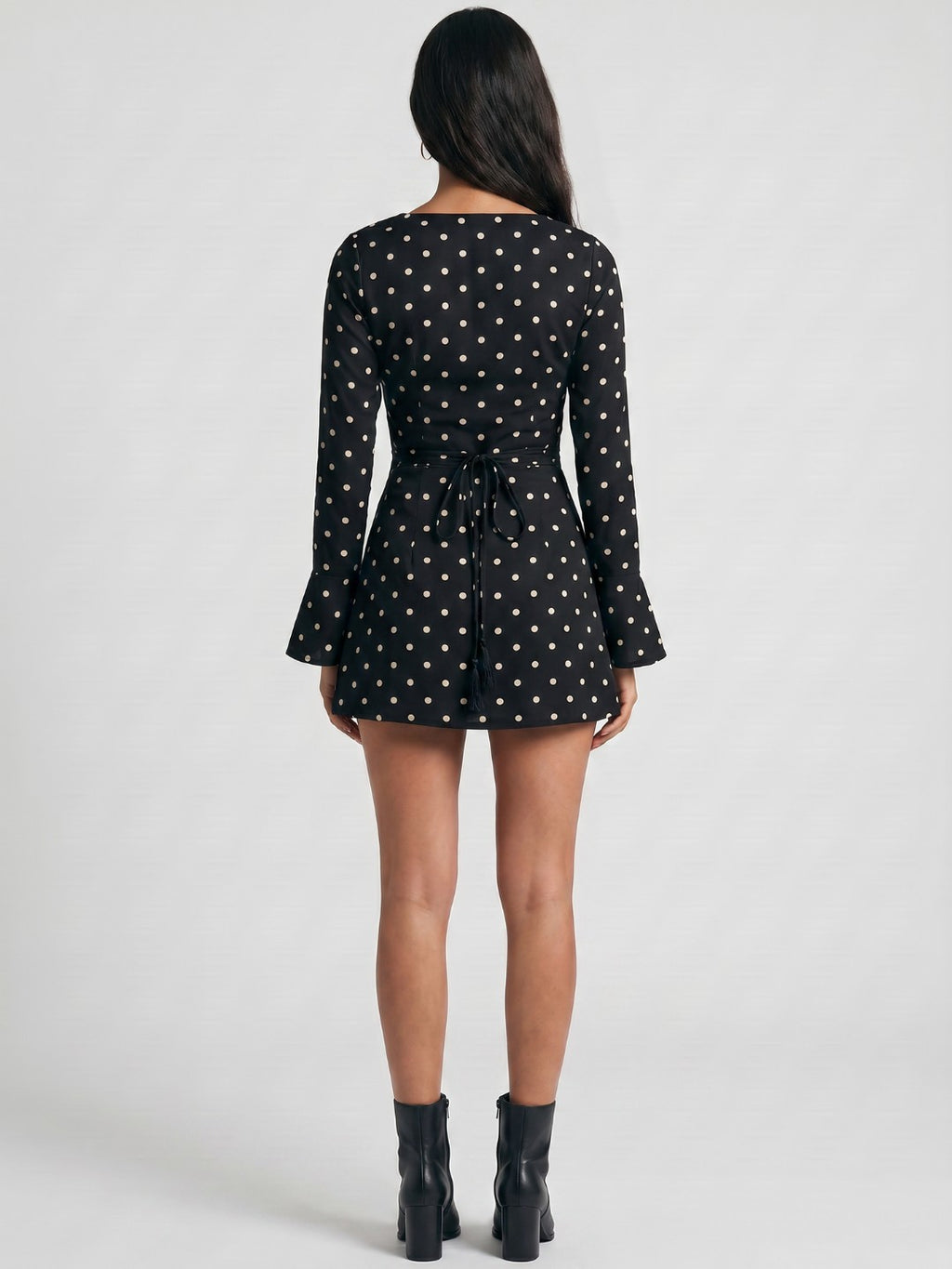 Nora Polka Corset Mini Dress