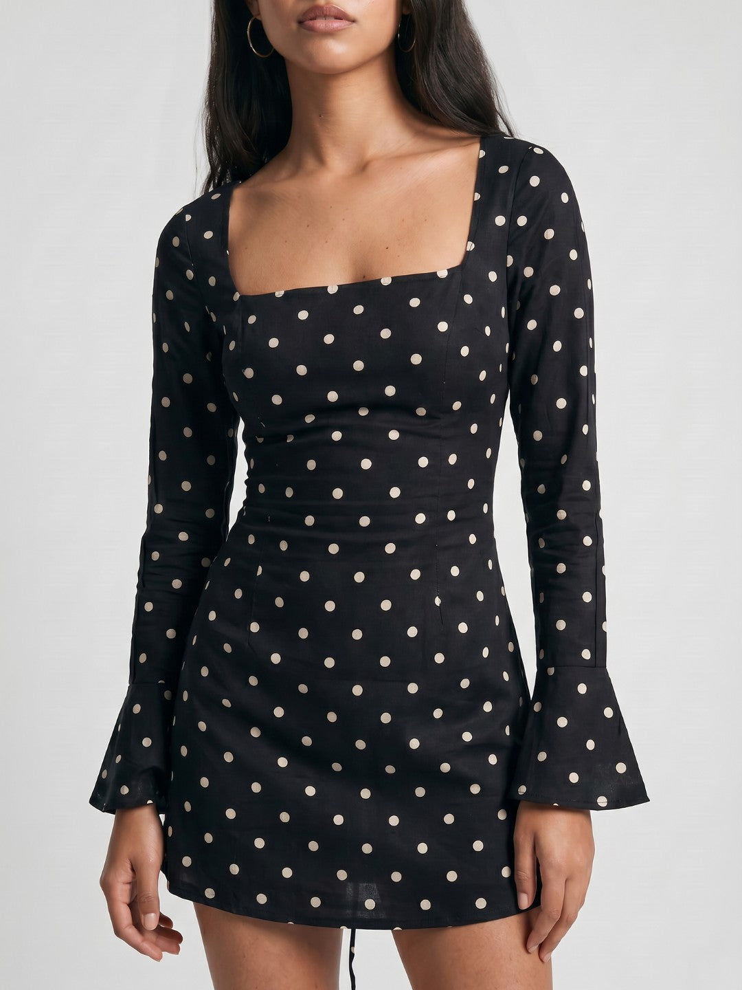 Nora Polka Corset Mini Dress